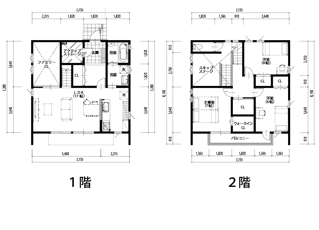 スキップフロアの家　メインプラン-03_アートボード 1.jpg