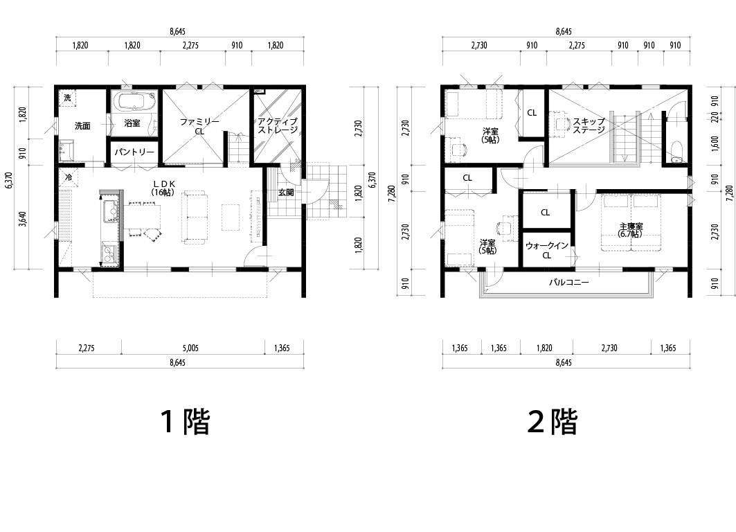 スキップフロアの家　メインプラン_アートボード 1.jpg