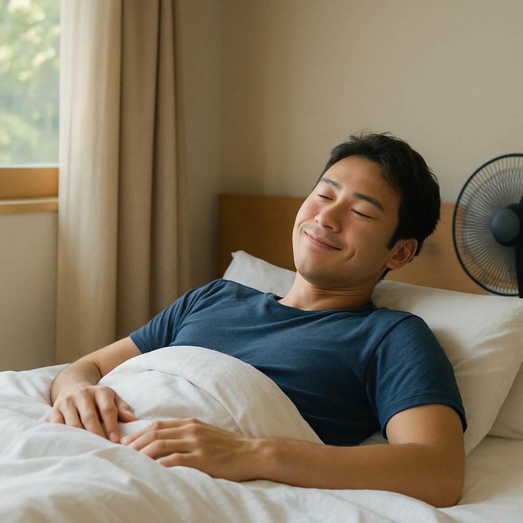 湿度もなく涼しくて快適な寝室で過ごす様子




ChatGPT に質問する
